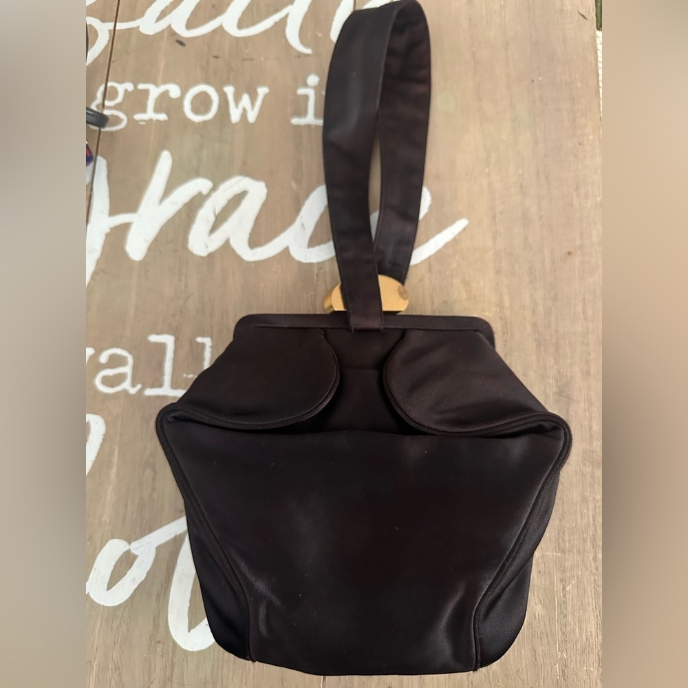 Vintage Black Bag* with Gold Accent